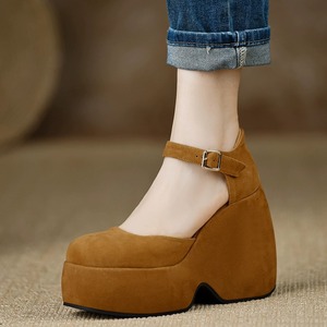 Zapatos de Novia Franceses Mary Janes para Mujer, con Tacón Cuadrado, Parte Superior de Cuero Genuino, Antideslizantes, Tendencia de Moda, Planos para Verano y Otoño - Product Image 5