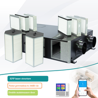 Ventilateur de ventilation à récupération d'énergie (ERV) certifié CE, 26 dB, avec boîtier EPP, dégivrage bypass, contrôle par application – Air frais et sain à partir de -15°C ° De l'hiver au été chaud