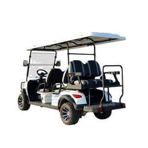 Voiturette de golf de plage touristique pour 6 passagers fournisseurs d'usine Buggy électrique vintage 6 places navette club car - Product Image 3