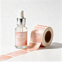 Étiquettes personnalisées imperméables en feuille d'or pour bouteilles, résistantes à l'huile, pour flacons compte-gouttes d'huiles essentielles de qualité supérieure, étiquettes privées de luxe pour cosmétiques
