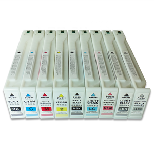 WEL-TRY T8041-T8049 Pigment complet pour cartouches d'encre, encre pleine avec puce pour Epson SureColor <span class=keywords><strong>P6000</strong></span> P7000 P8000 P9000 Modèle Europe - Product Image 1