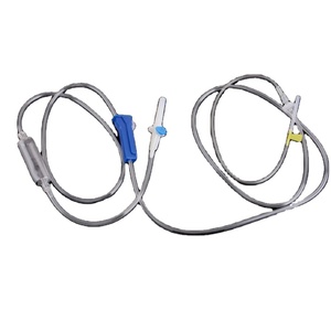 Lot de tubes d'infusion en plastique GREAT FARM GF-1607 16*50 aiguilles pour <span class=keywords><strong>animaux</strong></span> de grande taille, 160 cm, avec contrôleur de débit, pour bovins et chevaux - Product Image 2