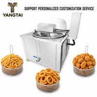 Friteuse Commerciale Professionnelle pour Restaurants et Usines de Snacks : Idéale pour les Ailes de Poulet et les Bagues d'Oignon