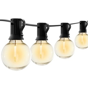 220V vetro principale alimentato fata trasparente tungsteno g40 50ft luce della stringa per la decorazione del ponte del <span class=keywords><strong>balcone</strong></span> del cortile di Natale - Product Image 1