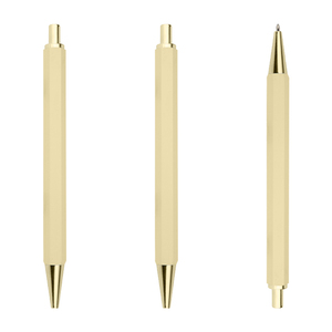 Penne a sfera retrattile personalizzate con stampa esagonale colorata-punto medio 1mm inchiostro nero per uso ufficio-ideale per uomini e donne - Product Image 6