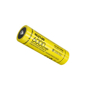 Batterie rechargeable au lithium-ion 21700, 6000 mAh, haute capacité pour lampes de poche - Product Image 1