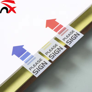 Le frecce trasparenti impermeabili personalizzate Post <span class=keywords><strong>It</strong></span> adesivi adesivi colorati per PET note adesive - Product Image 1