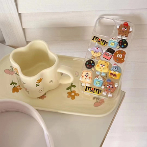 Ốp điện thoại dễ thương phong cách Hàn Quốc, họa tiết bánh quy kem socola đậu, phù hợp với iPhone 17, 15 Pro Max, 16 Plus, 13, 14 - Product Image 3