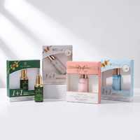 Boîte de luxe personnalisée pour cosmétiques, emballage en papier enduit imperméable, logo personnalisé