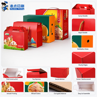 Boîte en carton ondulé personnalisée professionnelle avec des matériaux durables pour le transport de fruits, légumes et produits agricoles