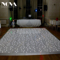 NOVA Sol de danse LED interactif Starlit amovible pour mariage et fêtes, 16 pieds x 16 pieds, en promotion
