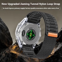 Reloj de nailon compatible con Wild Force de liberación rápida, acero inoxidable, naranja, amarillo, Garmin Fenix 8/7/6/E/7X/7S Series Compatible