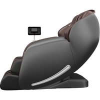 Fauteuil de massage électrique 3D de luxe à gravité zéro pour le corps entier, modèle Warehouse USA SL Heat Thai Stretch, promotion 2024, bleu et blanc, 400