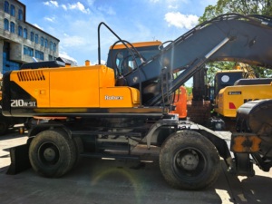 Excavadora de Ruedas Usada Original Hyundai 210w-9, Excavadora de Segunda Mano de Alta Calidad en Venta - Product Image 6
