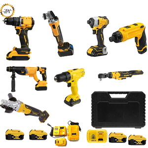 Kit combinado de herramientas eléctricas inalámbricas <span class=keywords><strong>ZY</strong></span>: taladro de impacto sin escobillas, llave de impacto, destornillador y sierra, con batería. - Product Image 3
