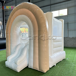 Château gonflable arc-en-ciel de taille personnalisée 3x3, château gonflable <span class=keywords><strong>avec</strong></span> <span class=keywords><strong>petit</strong></span> <span class=keywords><strong>toboggan</strong></span> pour enfants, pour la cour - Product Image 3