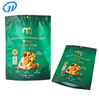 Sachet Doypack Imprimé en Héliogravure Qualité Alimentaire PET/AL/PE, Anti-humidité, Personnalisé, Réutilisable avec Fermeture Zip, pour Noix, Marque HuaGang, Origine Chine