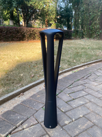 Lampadaire triangulaire LED IP65 étanche pour extérieur, jardin, pelouse, allée, en aluminium