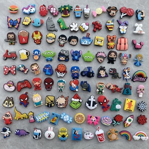 Custom PVC <b>Shoe</b> Charms Manufacturer Wholesale Soft Rubber Clog Pins 3D Cartoon Designer <b>Shoe</b> Decoration <b>Accessories</b> - Product Image 2