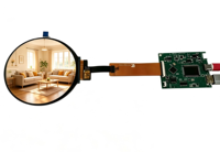 Écran LCD TFT rond de 4,0 pouces 720x720, interface MIPI 31 broches, écran IPS 300 nit pour panneau de commande de maison intelligente