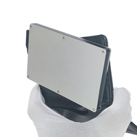 Dompet kartu Rfid kustom tempat kartu magnetik logam Dompet Pop up tempat kartu kredit fesyen pendek Rfid kulit Pu nilon uniseks
