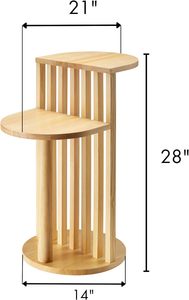 Cerchio in legno android-tavolino da salotto con diamanti-specchio-tavolino in stile modernista tavolino da salotto per soggiorno nel Regno Unito - Product Image 2