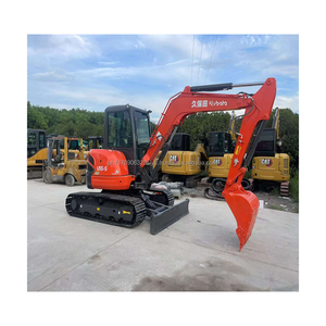 Excavatrice sur chenilles d'occasion d'origine japonaise 5,5 tonnes Kobelco U55 Mini-excavatrice d'occasion Kobelco U55-5 - Product Image 5