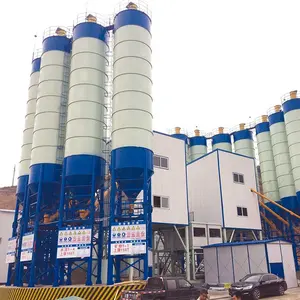 Accept customization Construction large capacity 240 cubic meter ready mix concrete batching plant machine price