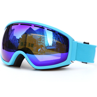 Fabricant de lunettes de ski personnalisées ODM OEM avec logo, vente en gros de grandes lunettes de neige sphériques pour le ski et les sports de plein air