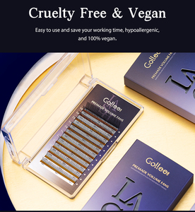 Gollee Quảng Châu Hot Eyelash Extensions Nhà Sản Xuất Auto Fan Eyelash Extensions Dễ Dàng Fan Thiết Lập Nhanh Fanning Eyelash Extensions - Product Image 3