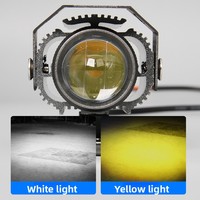 Phares auxiliaires LED pour moto, projecteurs, feux clignotants, lampe longue portée, feux de brouillard supplémentaires pour ATV, moto, voiture, faisceau lumineux de travail