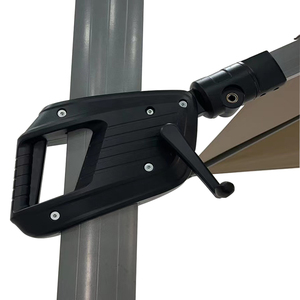 Di lusso di grandi dimensioni parasole <span class=keywords><strong>3m</strong></span> personalizzato per ombrellone esterno Patio in alluminio ombrello a sbalzo con luci a Led