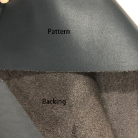 Cuir PU végétalien recyclé ignifuge de 1,2 mm avec base en microfibre, impression personnalisée pour sièges de voiture, meubles et textiles de maison