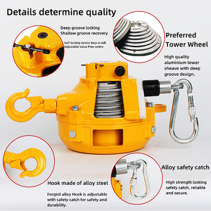Équilibreur de tour de suspension industriel automatique à verrouillage automatique 9-15 kg 3 m, en acier inoxydable, <span class=keywords><strong>pour</strong></span> câble métallique et <span class=keywords><strong>peinture</strong></span> - Product Image 5