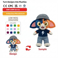 Peluches personnalisées avec logo, fabricant de jouets en peluche, ours en peluche lumineux bleu clair à LED, animal en peluche, poupée en peluche