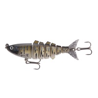 Appât dur articulé en forme de méné pour la pêche, leurre pour attraper des poissons comme les carpes, nageur, 110mm, 25.5g
