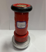 Boquilla de Rociado de Plástico Roja TOWAY para Mangueras Contra Incendios Clase B, Tipo Giratorio de Fácil Operación DN15 (1/2") Modelos 1-1/2" 2"