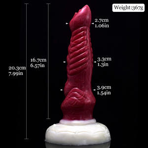 NNSX 2022 Baru Datang Sumbat Anal Seks Pemijat Bokong Karet Super Lembut Dildo untuk Wanita Anjing Serigala Hewan Ayam Monster Karet <span class=keywords><strong>Penis</strong></span> - Product Image 3