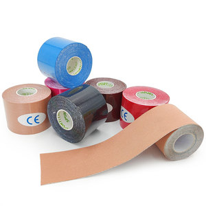 5cm * 5m multicolore kinésiologie bande pour <span class=keywords><strong>visage</strong></span> poignet coton hyposensible <span class=keywords><strong>Kinesio</strong></span> bande athlétique Sport élastique K bande rouleau en vrac - Product Image 4