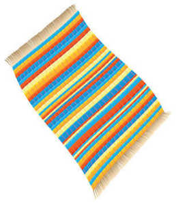 Tapis de luxe 100 % coton, tissé à la main, toucher doux, lavable, durable, antidérapant, pour salon - Product Image 6