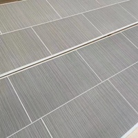 Marché britannique des panneaux muraux en PVC True Groove pour salle de bains