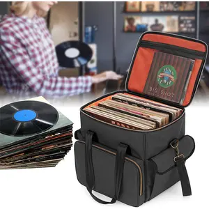 O Armazenamento Do Álbum Com 2 Destacáveis Detém Até 60 Registros Cd/DVD Player Bags & Cases Com Fundo Almofada Acolchoada