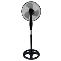 Ventilateur sur pied oscillant électrique 16 pouces à télécommande, silencieux, en plastique, pour usage intérieur, à faible consommation d'énergie - Offre Spéciale