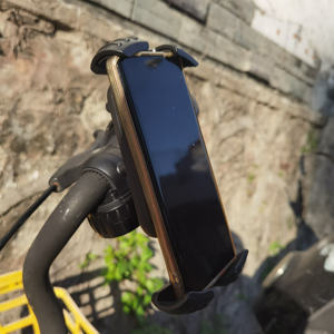 Supporto per Telefono da Moto Flessibile con Rotazione a 360 Gradi, Antiurto, a Sgancio Rapido, per Tubi di Grande Diametro, Adatto a Telefoni Grandi - Product Image 6