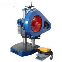 Presse à poinçonner électrique de table compacte 1T, automatique, à double colonne, pour tôles métalliques, avec pédale