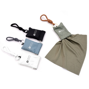 Eastsunshine nóng bán OEM biểu tượng tùy chỉnh xách tay Keychain PU da mảnh đạn Pouch kính vải bền Polyester kính vải - Product Image 1