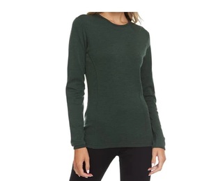 Ensemble de vêtements thermiques OEM chaud motif couleur hiver <span class=keywords><strong>laine</strong></span> mérinos femmes <span class=keywords><strong>sous</strong></span>-vêtements - Product Image 1