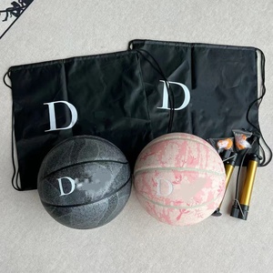 High Quality Leather Basketball Silk Screen Printed Custom Logo Promotional <b>Gift</b> Set with Multi-Color Options for Friends - Product Image 4