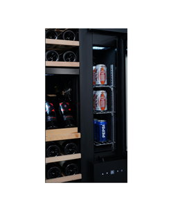 Armoire à vin multifonctionnelle à double zone de refroidissement (5-22°C pour boissons de 1-10°C) avec désinfection UV-C LED SL-64 - Product Image 3