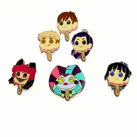 Vente en gros usine : Pins de revers en émail dur personnalisables, motifs Anime, Vintage, Avion, Fleur, avec logo personnalisé, lavables, pour hommes